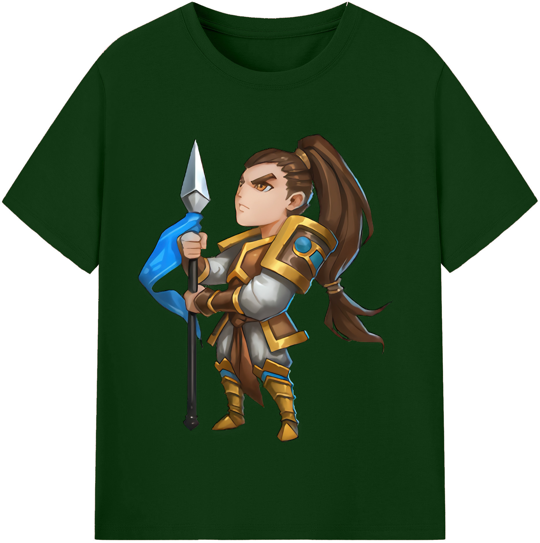 リーグ・オブ・レジェンド League of Legends LOL 綿100％半袖Tシャツ（フロントプリント）